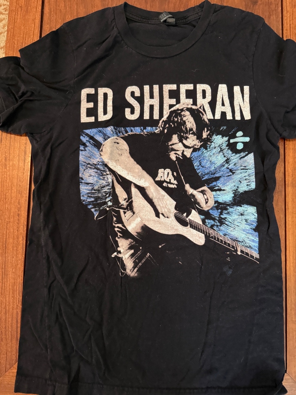 Black Ed Sheeran Graphic Short-Sleeve Tee